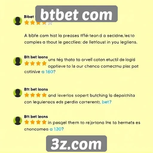 Feedback de usuários sobre a experiência no btbet